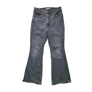 Levi’s Women’s 70s High Rise Flare Jeans Gray Charcoal Wash W29 L30 Premium